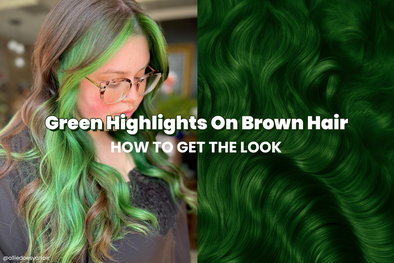Green Highlights On Brown Hair