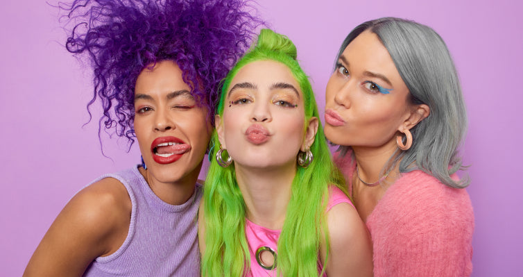 Vibrant Semi-Permanent Hair Dye Colors