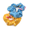 Greater Than x Arctic Fox Scrunchie Duo 3 - Blue/Yellow